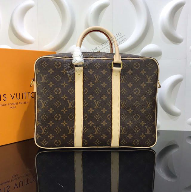 lv新款包包 路易威登Dandy公事包 lv男士公事包 Damier Graphite帆布  ydh3903